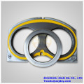 DN200 CIFA Spectacle wearing plate base on Q235B Steel and tunsten carbnide